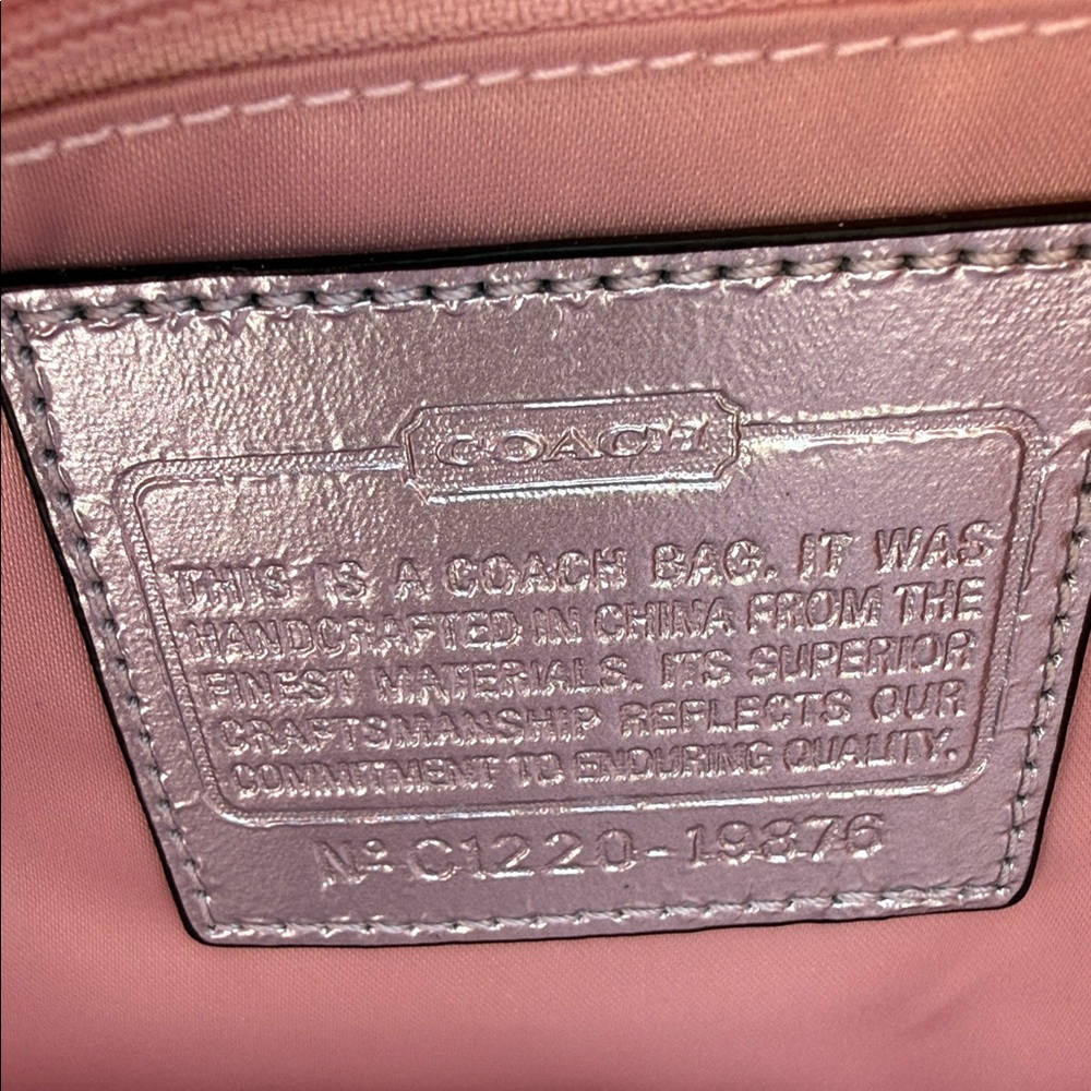 Coach Multicolor Patterned Shoulder Bag Vintage - Picture 4 of 8